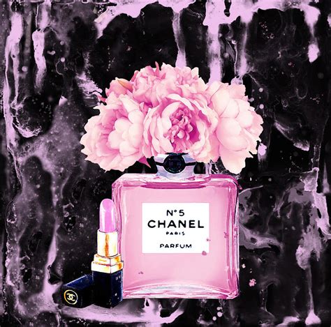 chanel flower print|Chanel prints for wall.